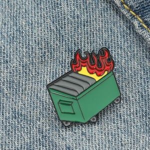 Burning Hot Trash Pin